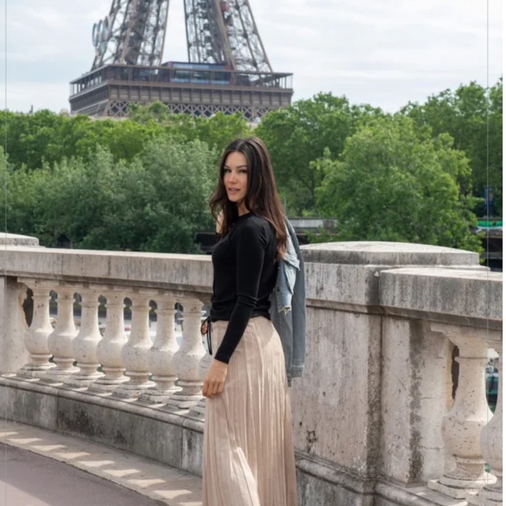 ORLY Corduroy Pleated Skirt